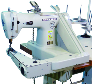Seiko LDA-L26-1 Feed-off-the-arm, lower feed, Double chain stitch Machine