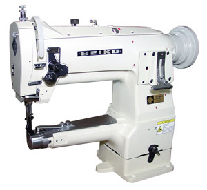 Seiko LSC-8BV-2 Small Cylinder bed, Horizontal axis hook, Synchronised binding function, Compound Feed Machine