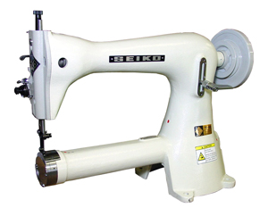 Seiko TE-6B Single Needle, Cylinder bed, Oscillating shuttle hook, Lower Feed, Reserve Stitch, Lockstitch Machine ​