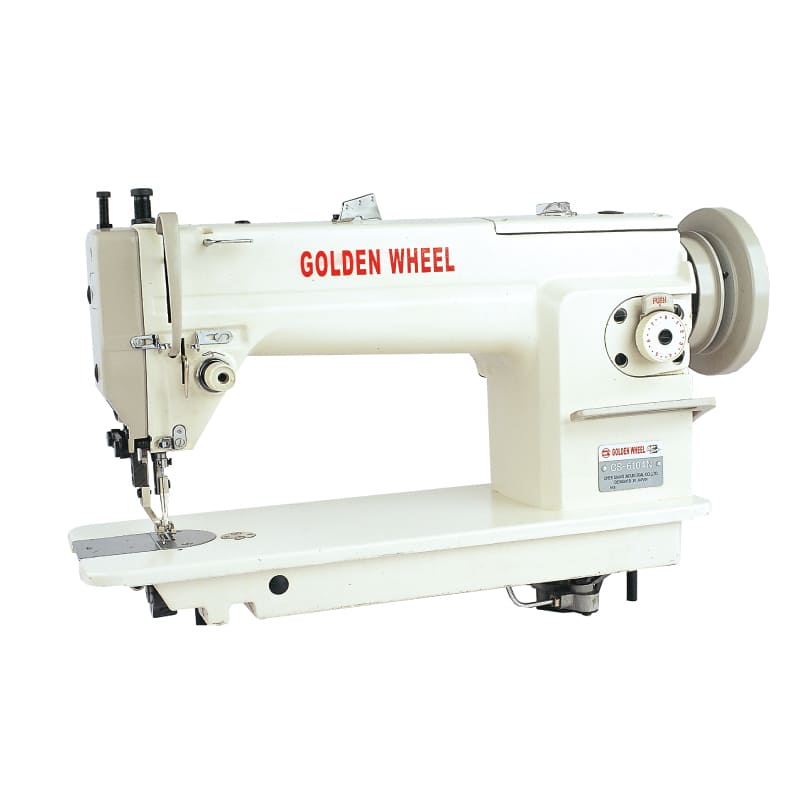 Golden Wheel CS-6104 Single Needle Top &amp; Bottom Feed, Flat Bed Machine