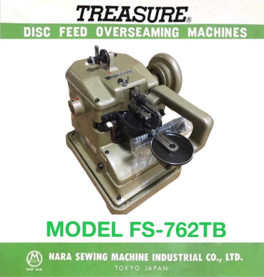 Treasure FS-762TB Disc Feed, Overseaming Machine
