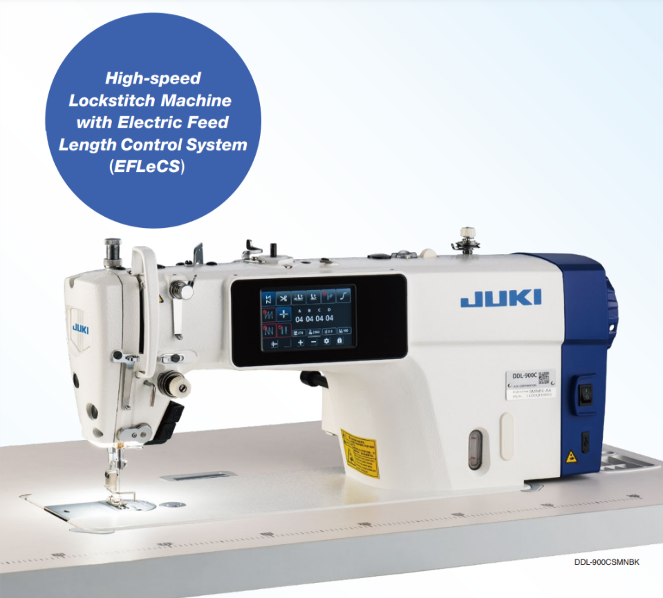 Juki DDL-900C Direct-drive, High-speed, 1-needle, Lockstitch Machine with Automatic Thead Trimmer