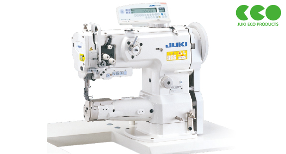 Juki LS-1340 Series Cylinder-bed, 1-needle, Unison-feed, Lockstitch Machine with Vertical-axis Hook