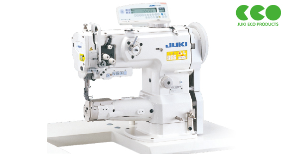 Juki LS-1341 Cylinder-bed, 1-needle, Unison-feed, Lockstitch Machine with Vertical-axis Hook