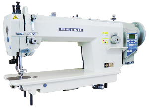 Seiko H-2BLC-DM High speed, Single needle, Extra large horizontal axis hook,  Upper and lower feed, Direct drive motor, Lockstitch machine